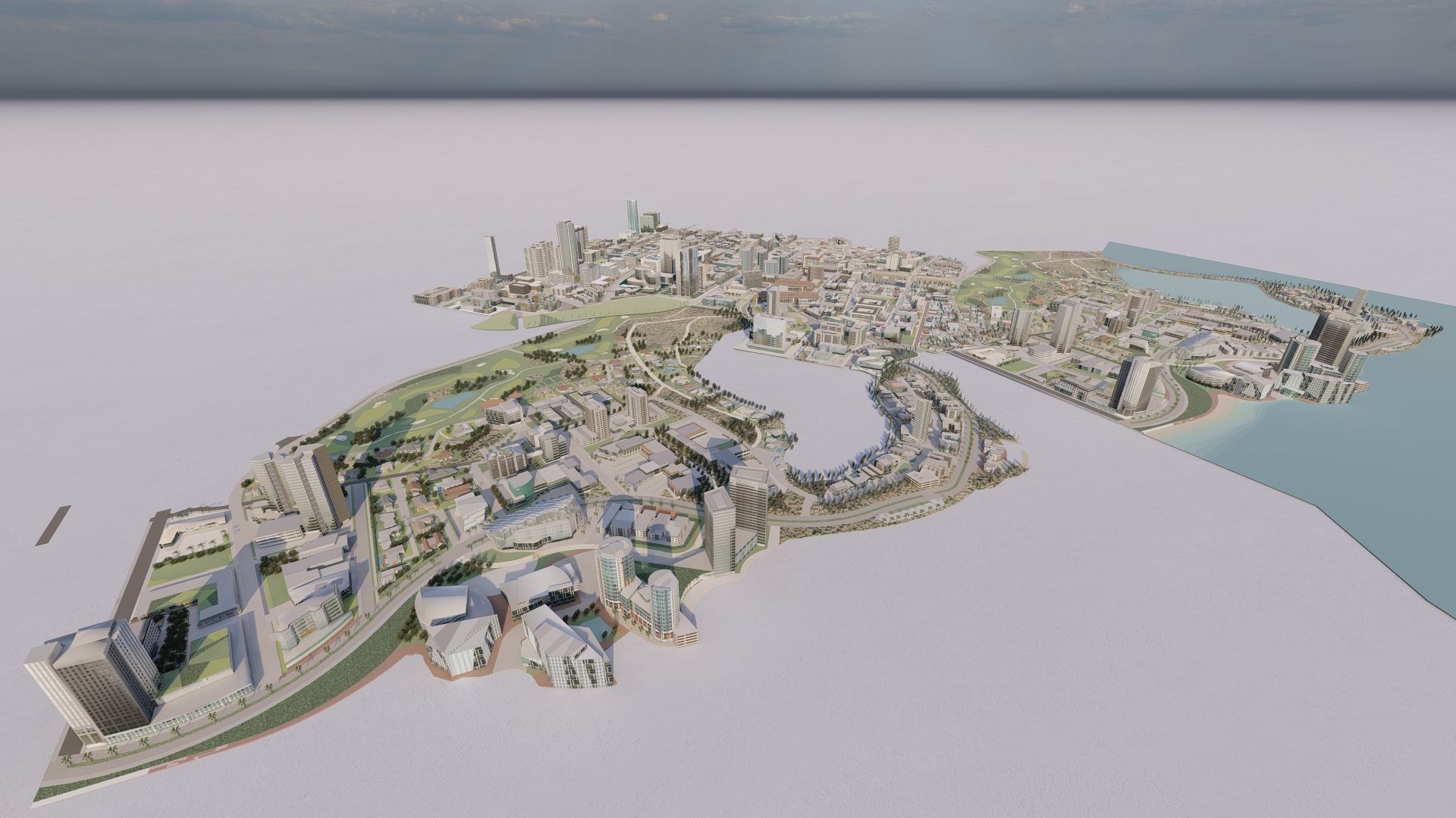 modern city- urban 3D model_8