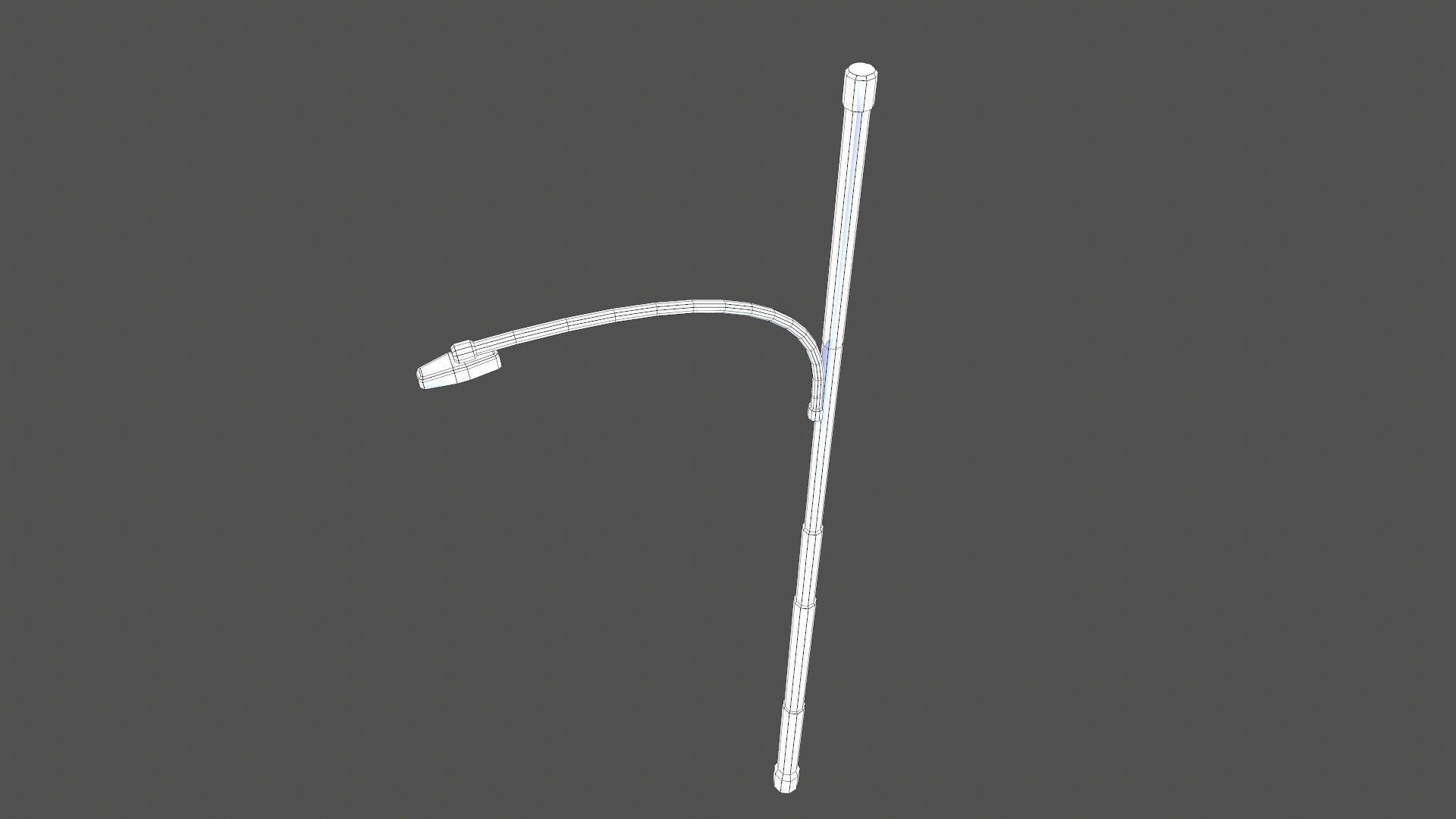 Street Light Low-poly 3D model_6