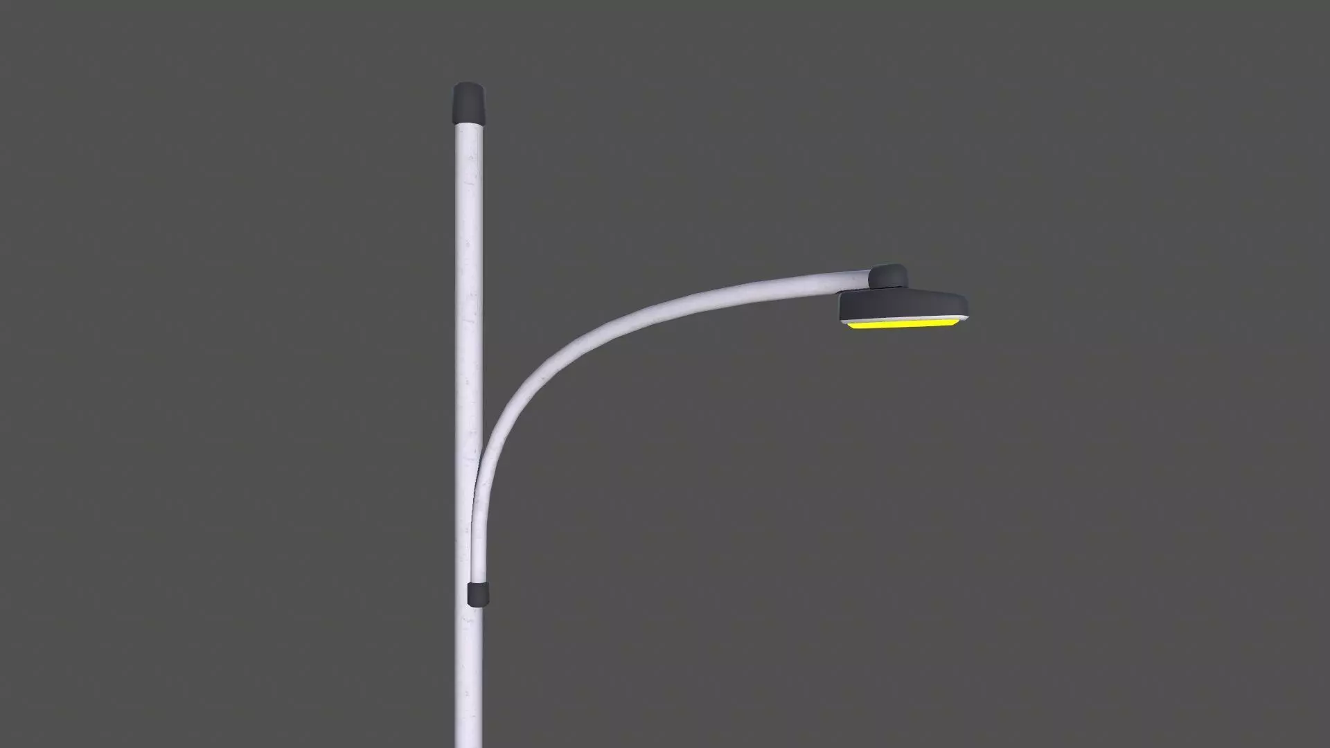 Street Light Low-poly 3D model_0