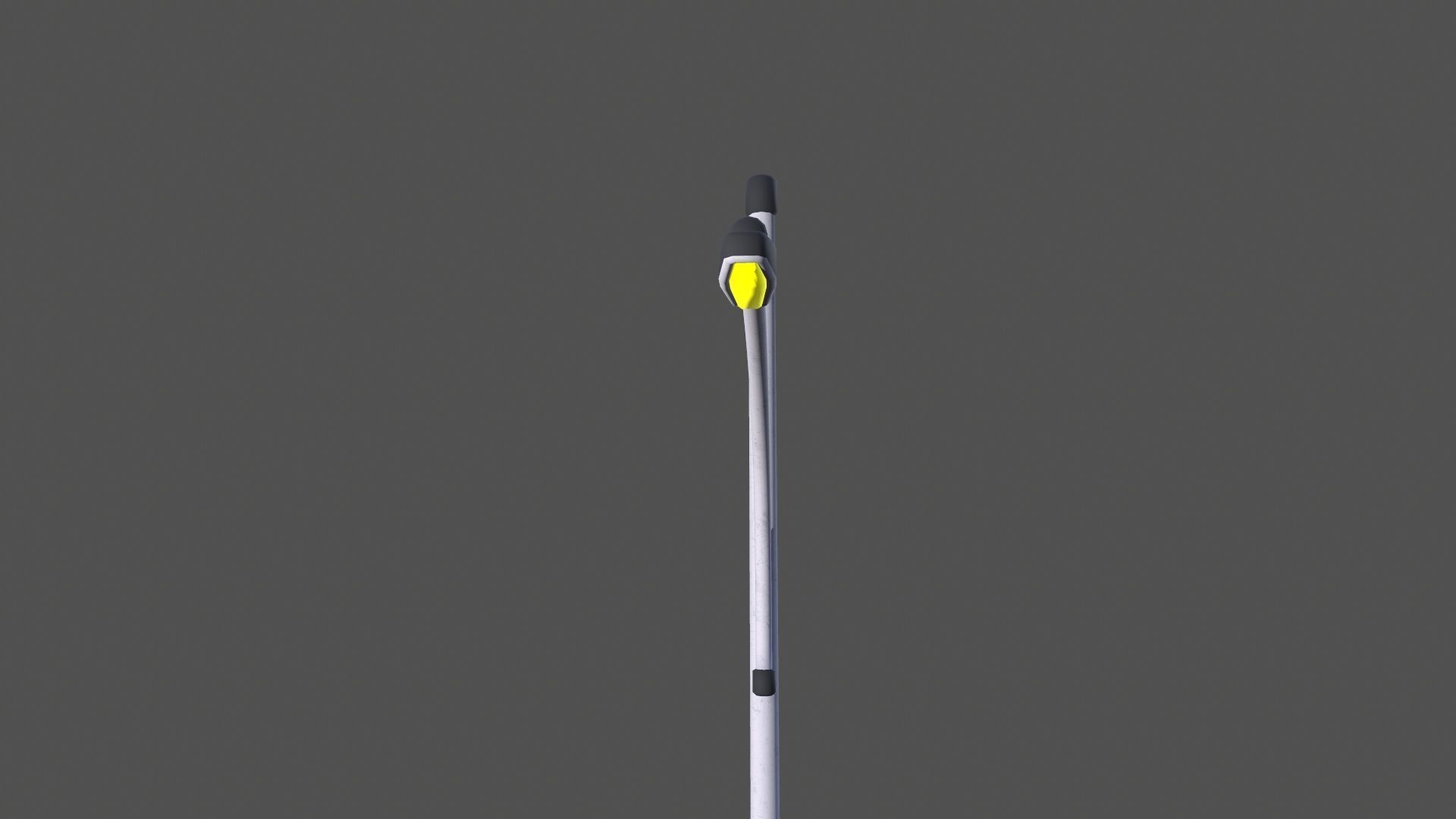 Street Light Low-poly 3D model_2