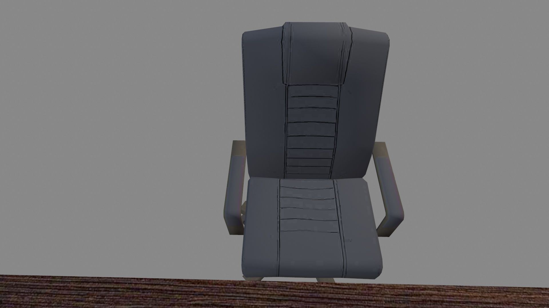 Reception Desk Low-poly 3D model_9