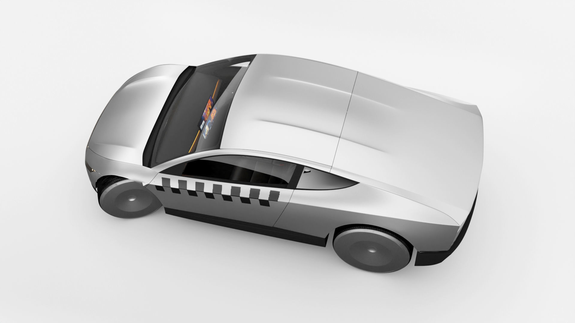 Tesla Robotaxi 3D model_6