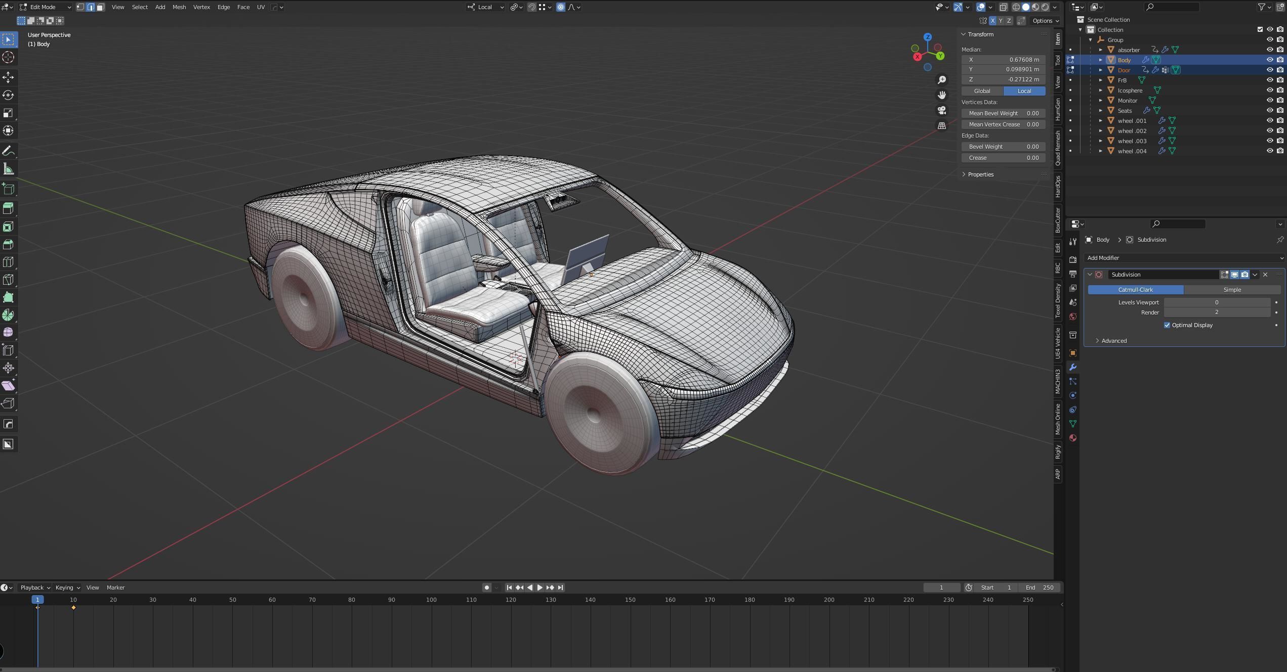 Tesla Robotaxi 3D model_22