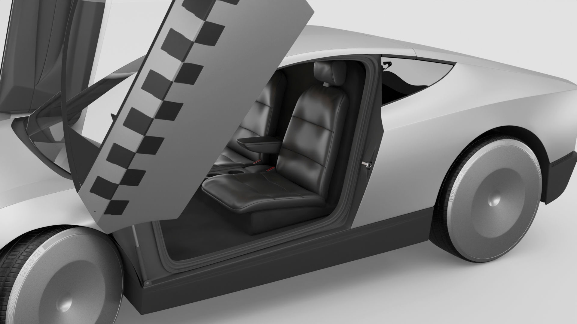 Tesla Robotaxi 3D model_9