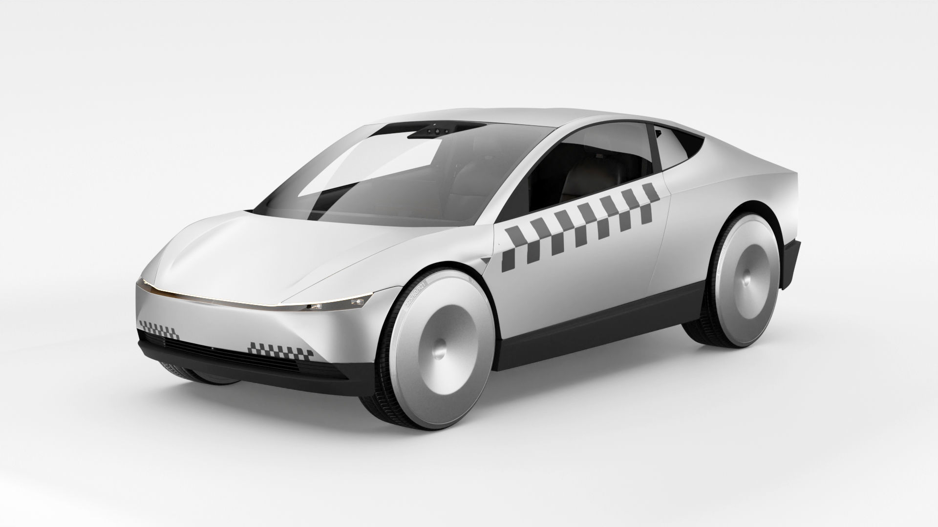 Tesla Robotaxi 3D model_4
