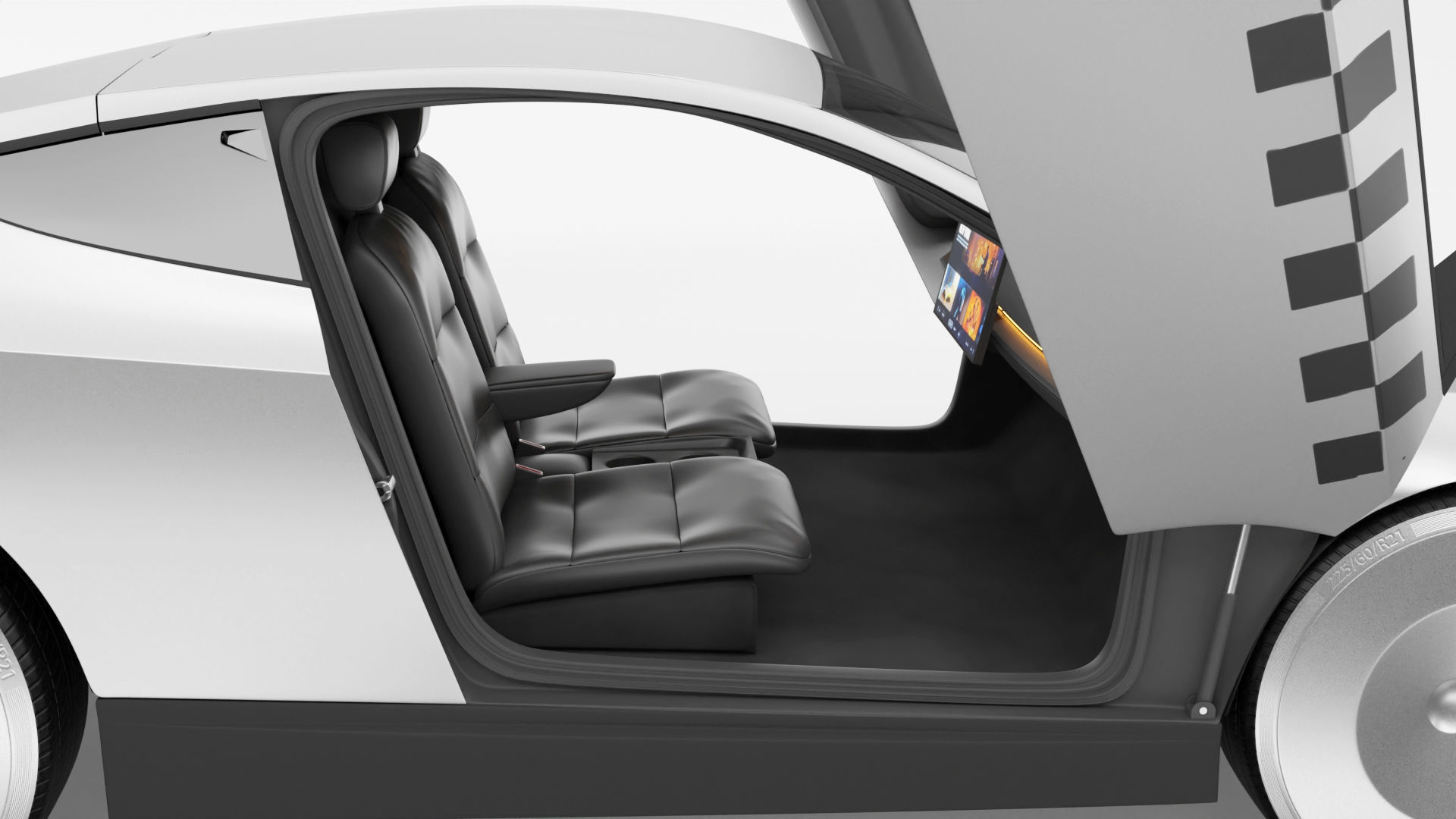 Tesla Robotaxi 3D model_13