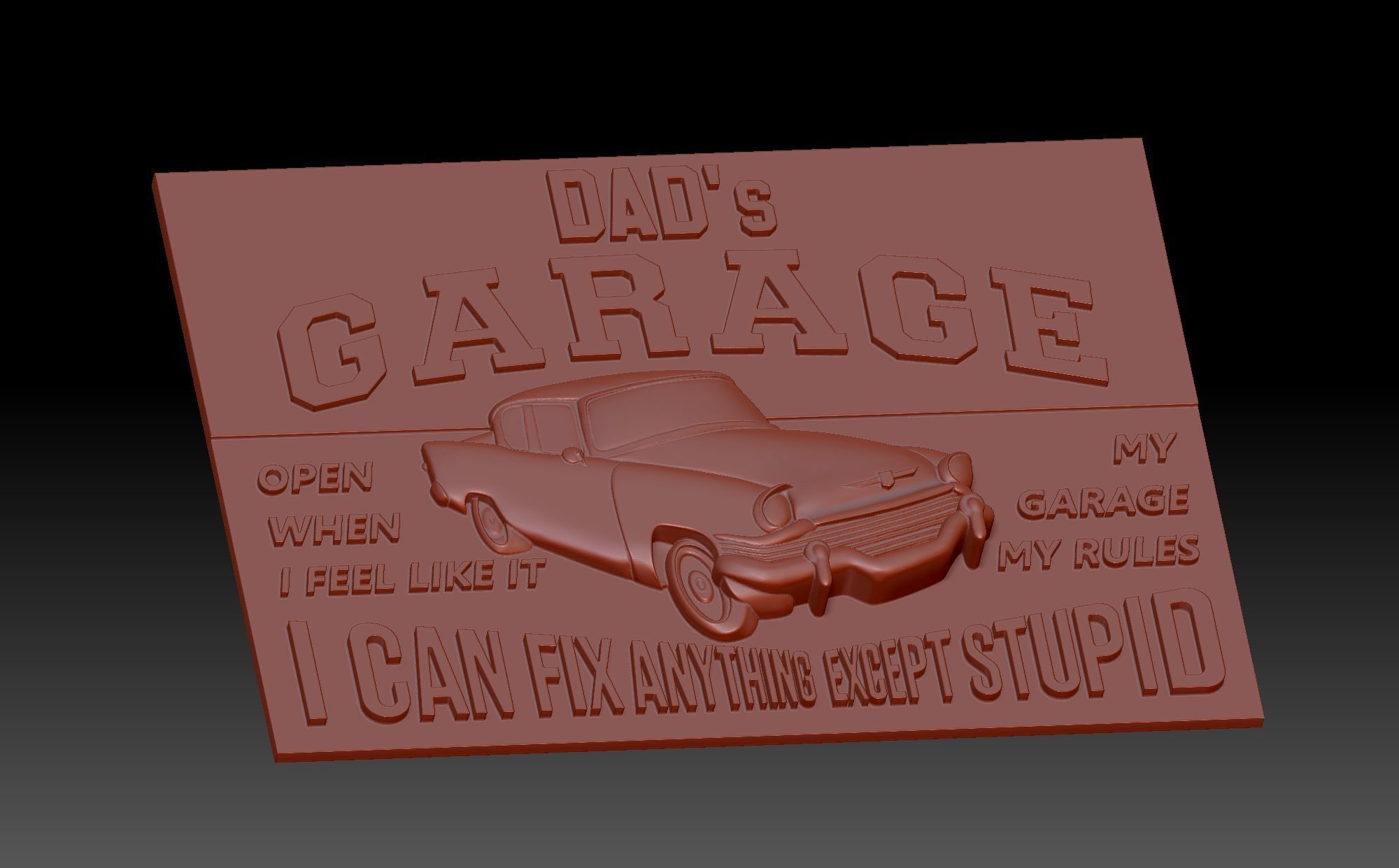Garage 3D print model_3
