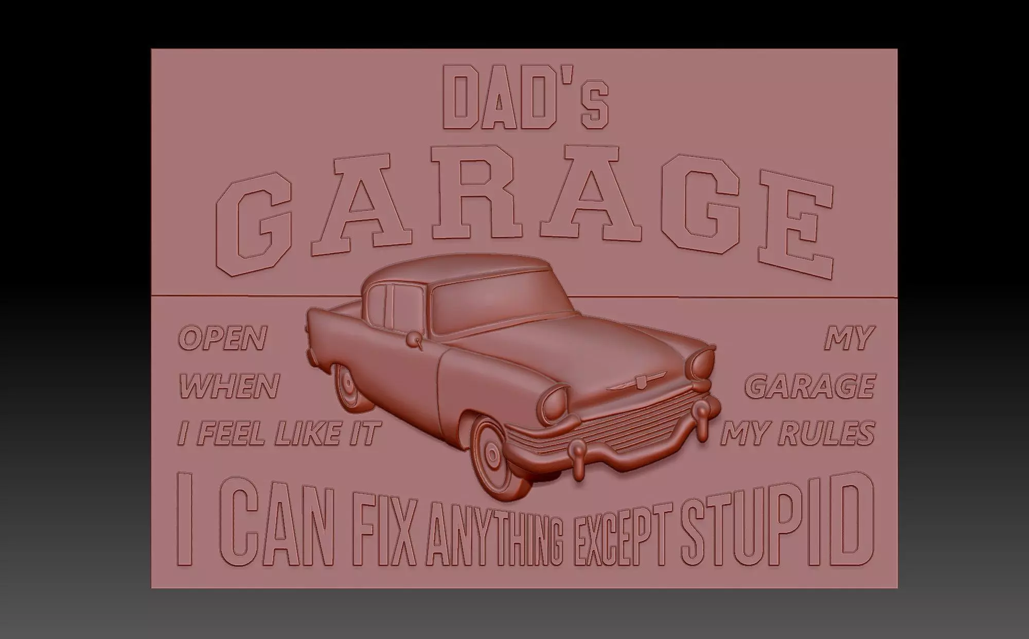 Garage 3D print model_0