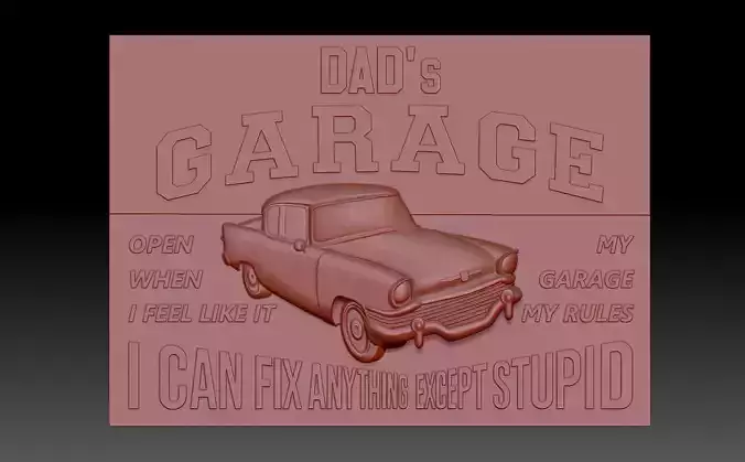 Garage 3D print model