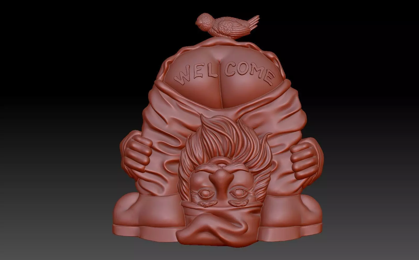 welcome 3D print model