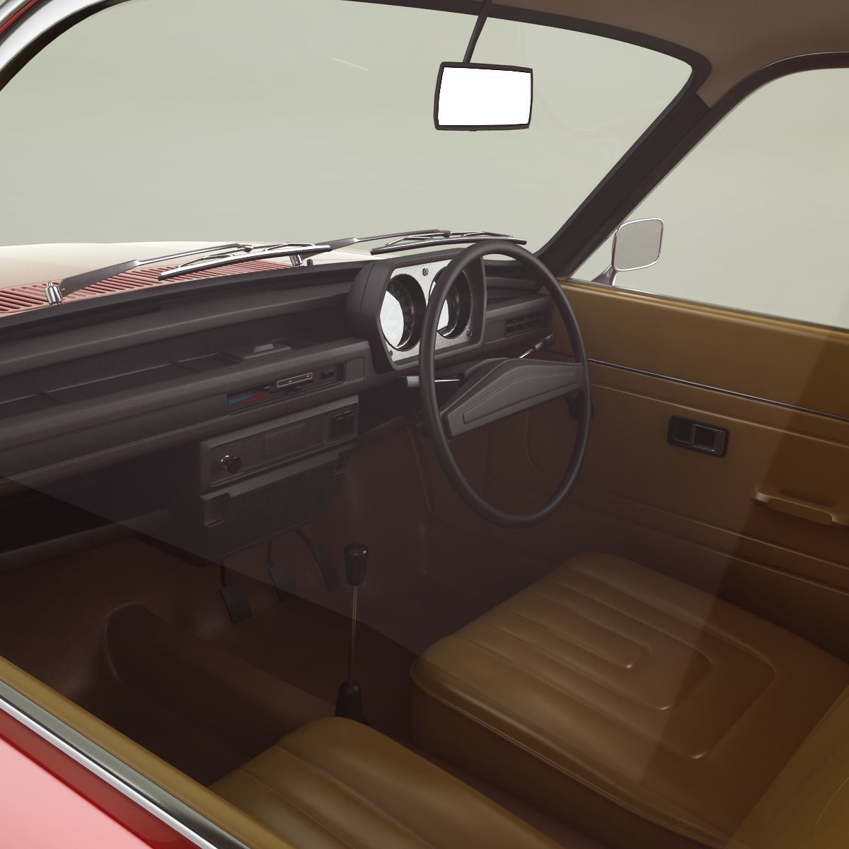 Austin Allegro 2-door 3D model_8