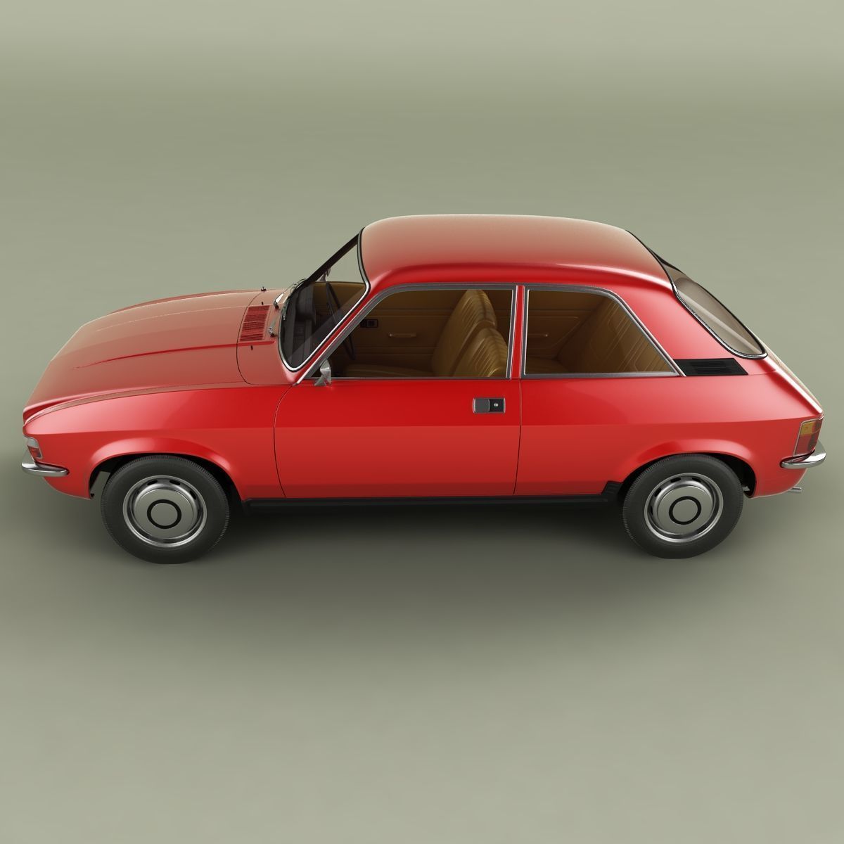Austin Allegro 2-door 3D model_6