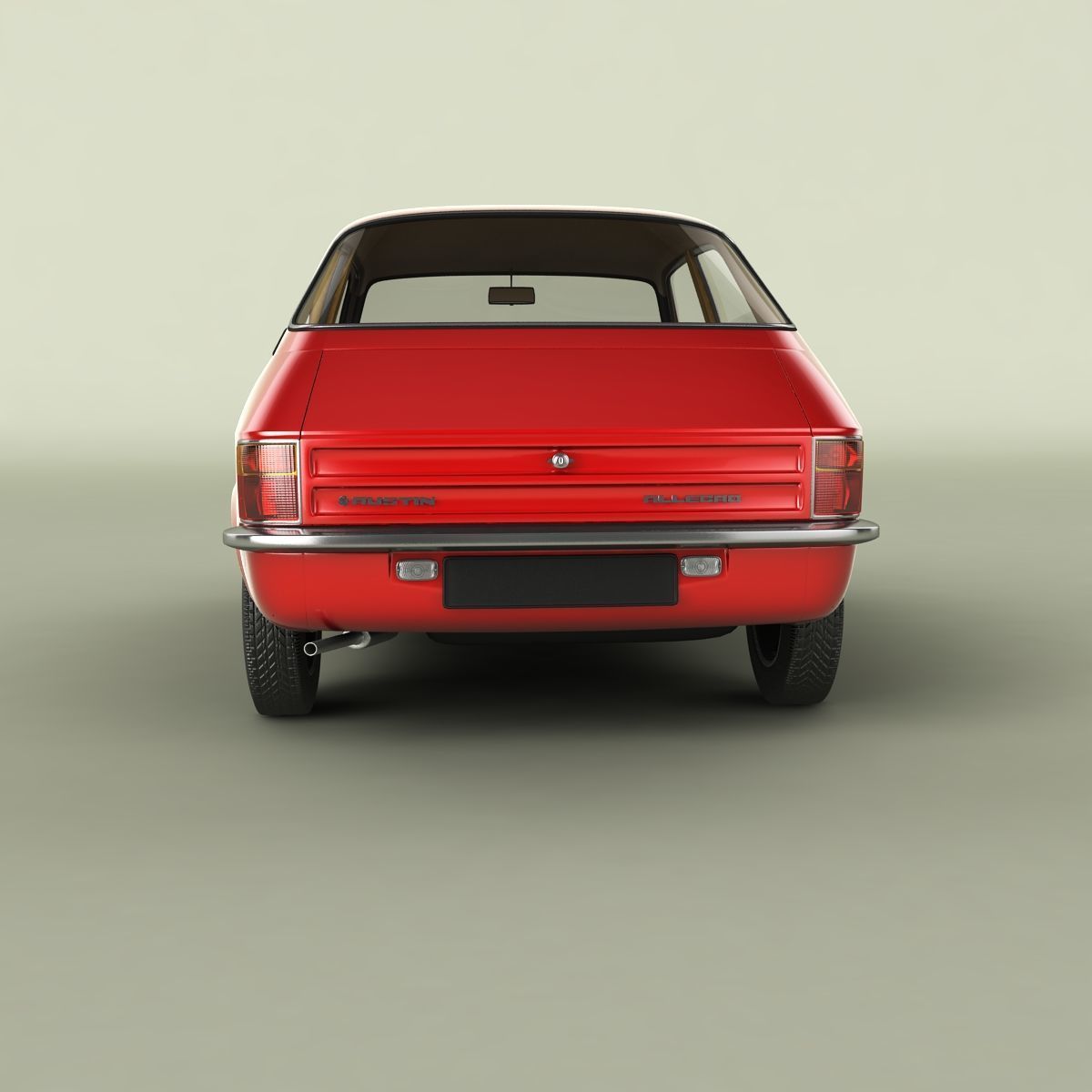 Austin Allegro 2-door 3D model_3