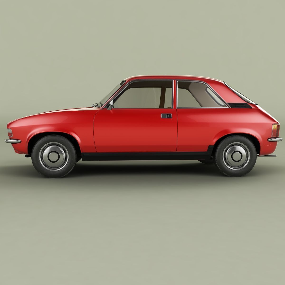 Austin Allegro 2-door 3D model_1