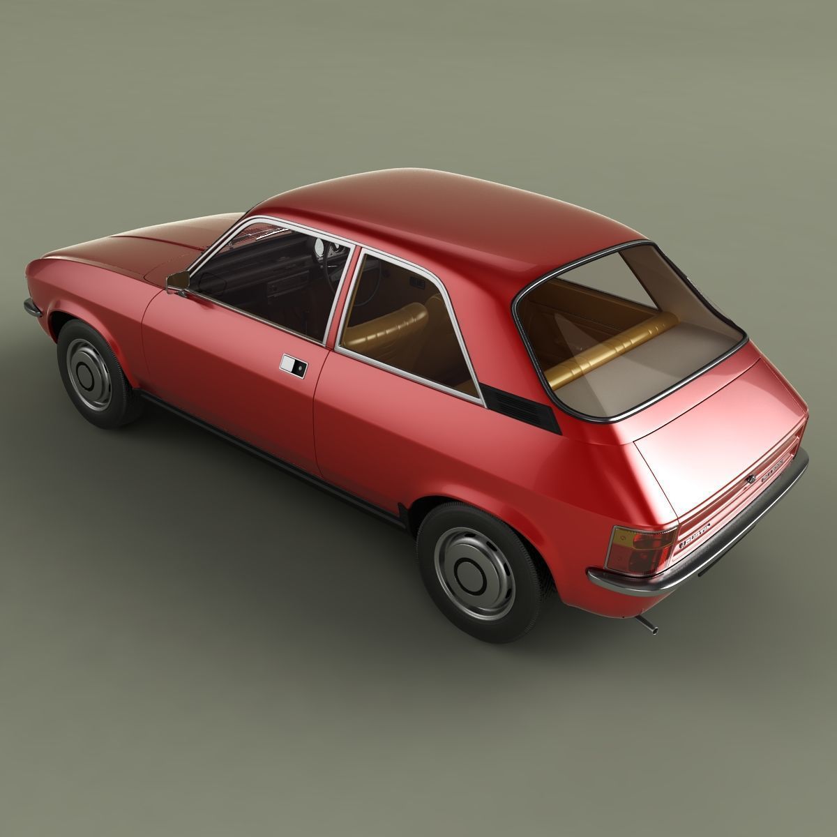 Austin Allegro 2-door 3D model_7