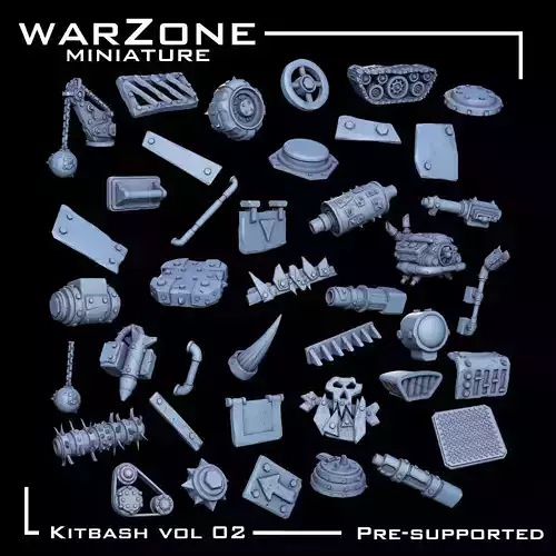Kitbash Vol02 Ork 40 Unique pieces