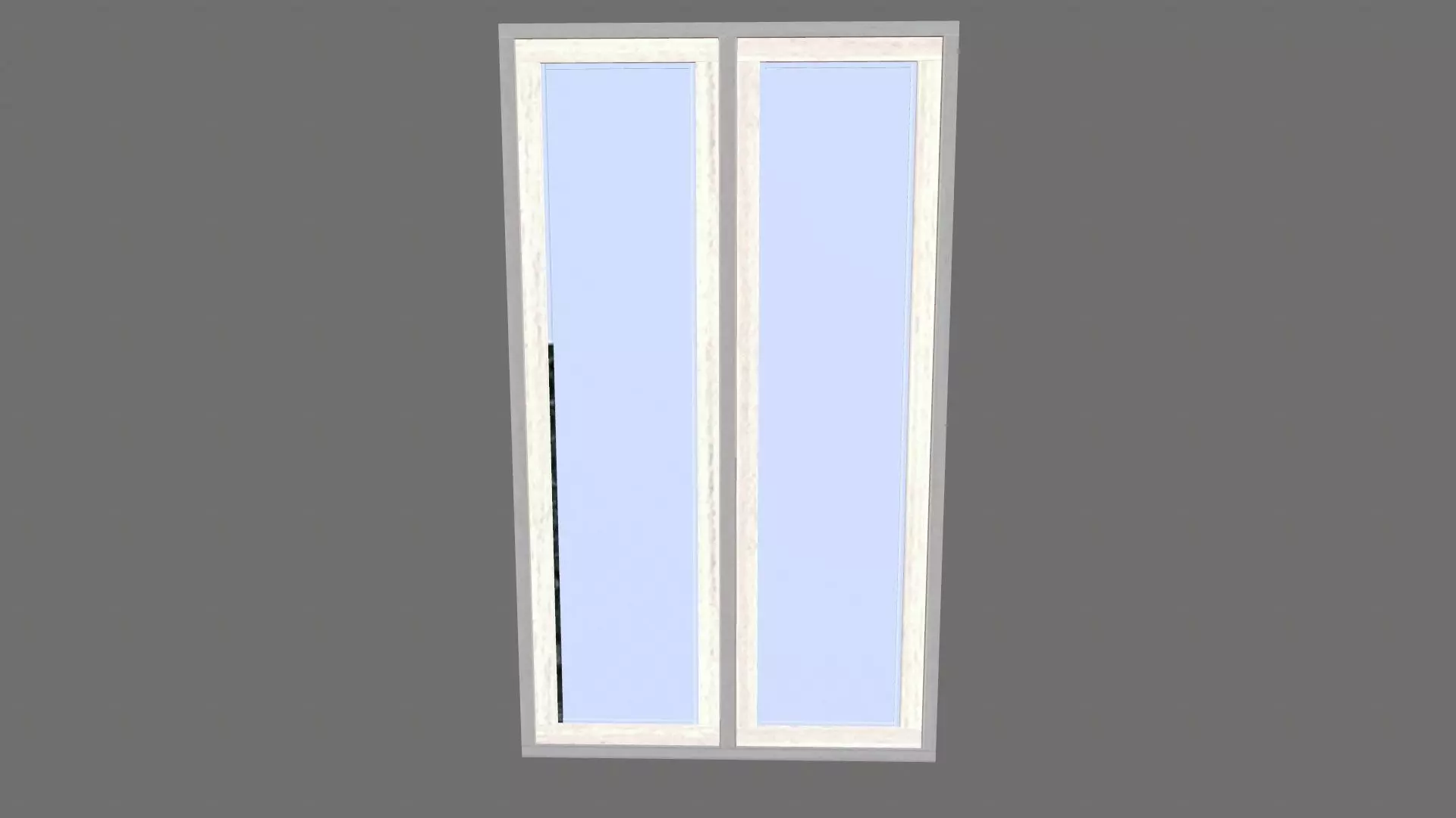 Window Low-poly 3D model_0