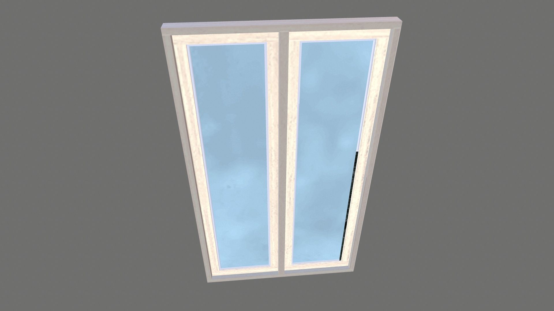 Window Low-poly 3D model_5