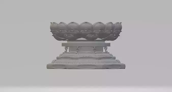 Lotus Pedestal Base