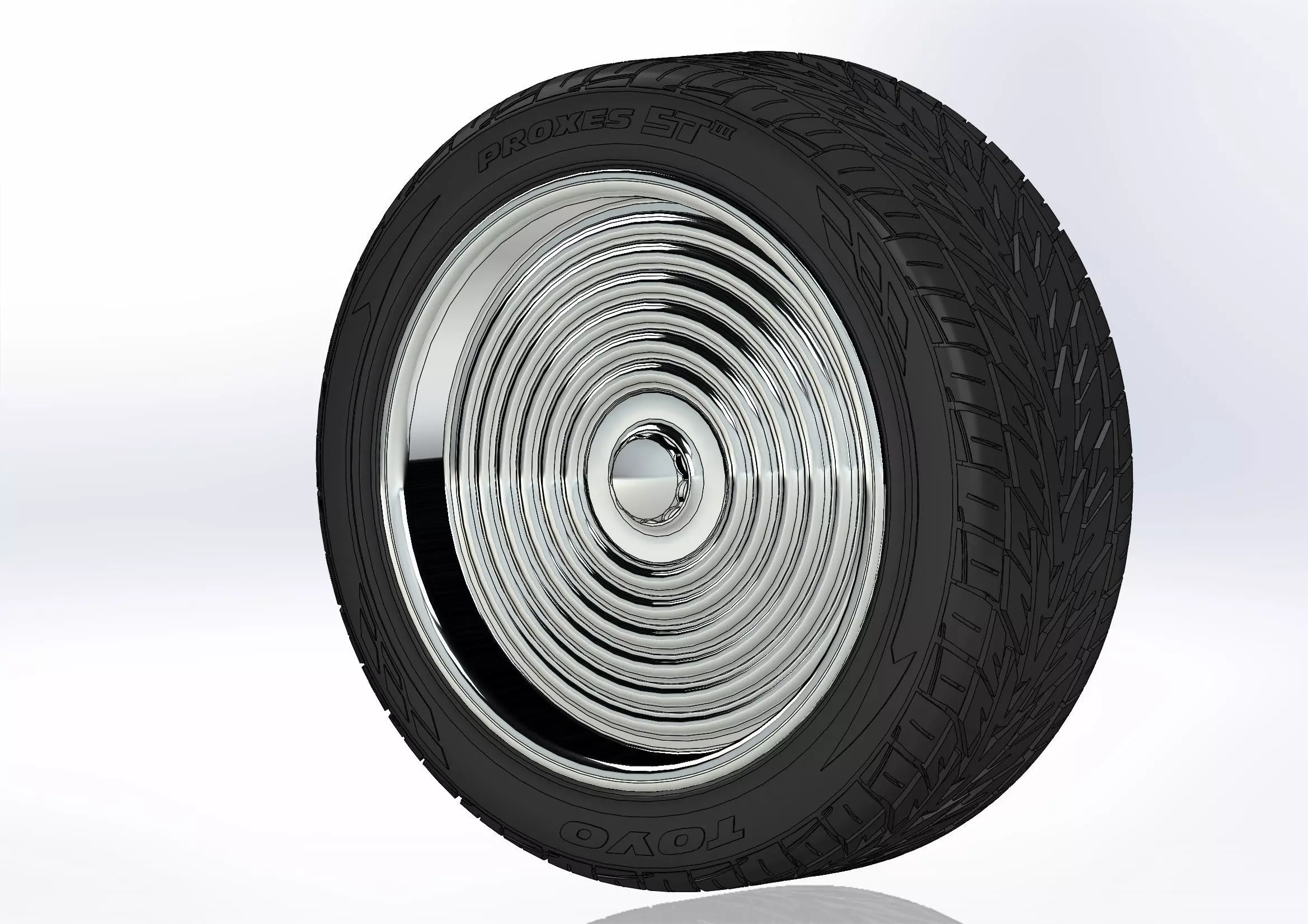 Custom wheels Intro Ripple for your scale model 3D print model