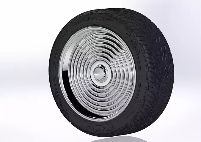 Custom wheels Intro Ripple for your scale model