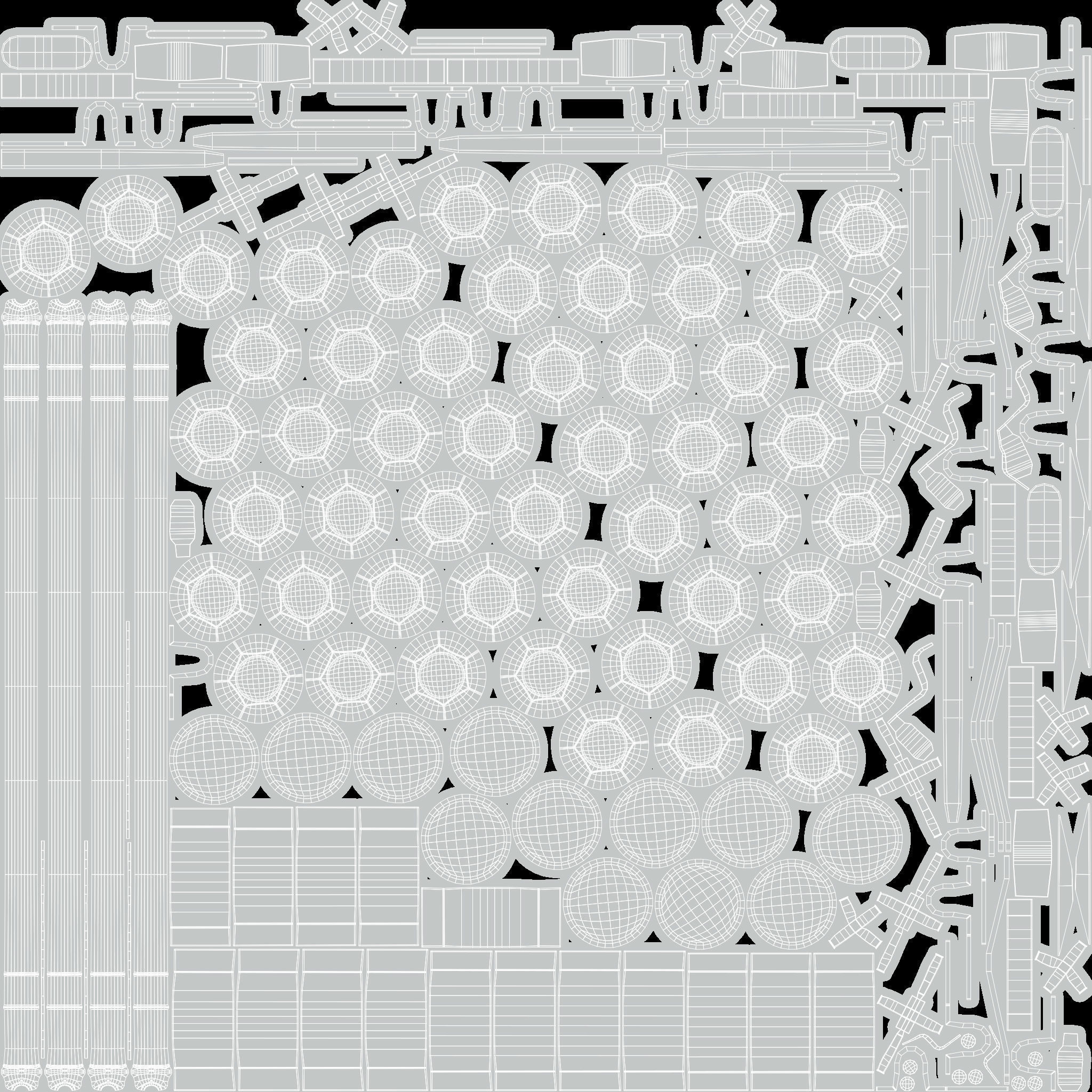 20Ft Cargo Container - Green - Clean 3D model_18
