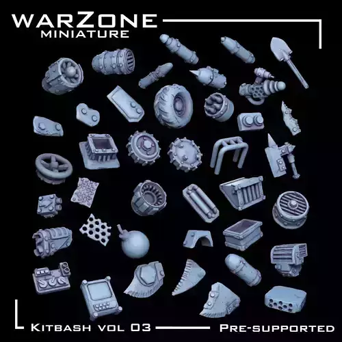 Kitbash Vol03 Ork 40 Unique pieces