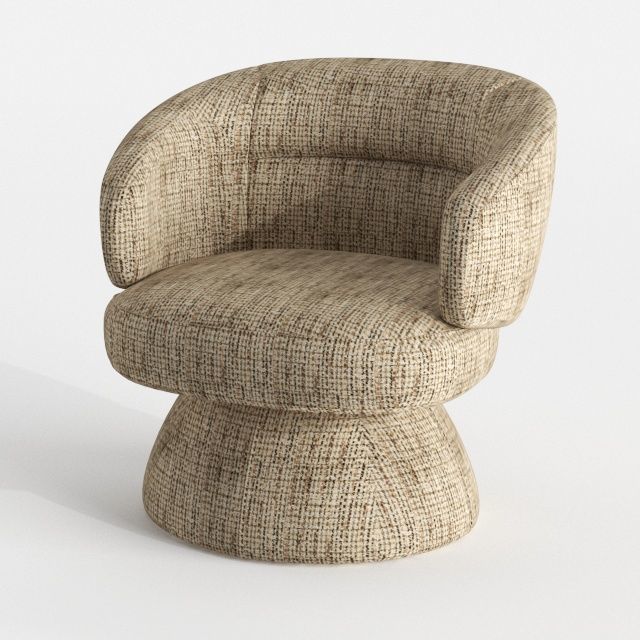 beach chair  3D model_0