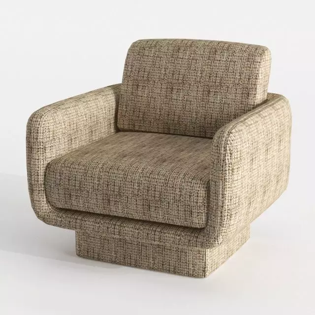fabric chair relaxing 3D model