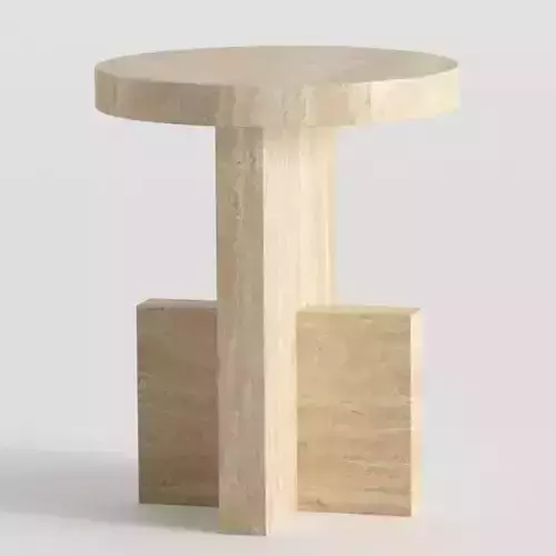 8670 marble side table 