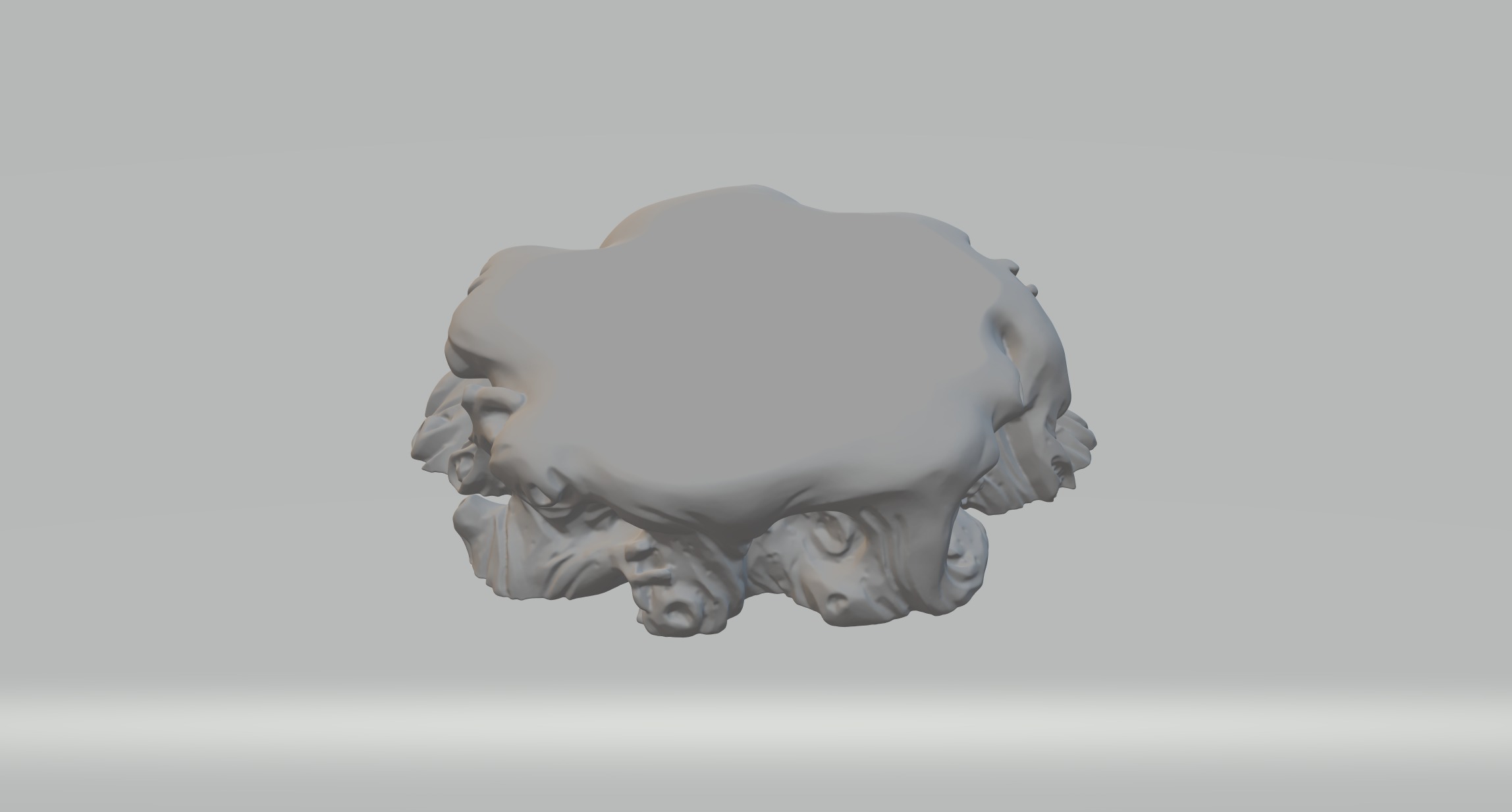 Tree Root Base 3D print model_2