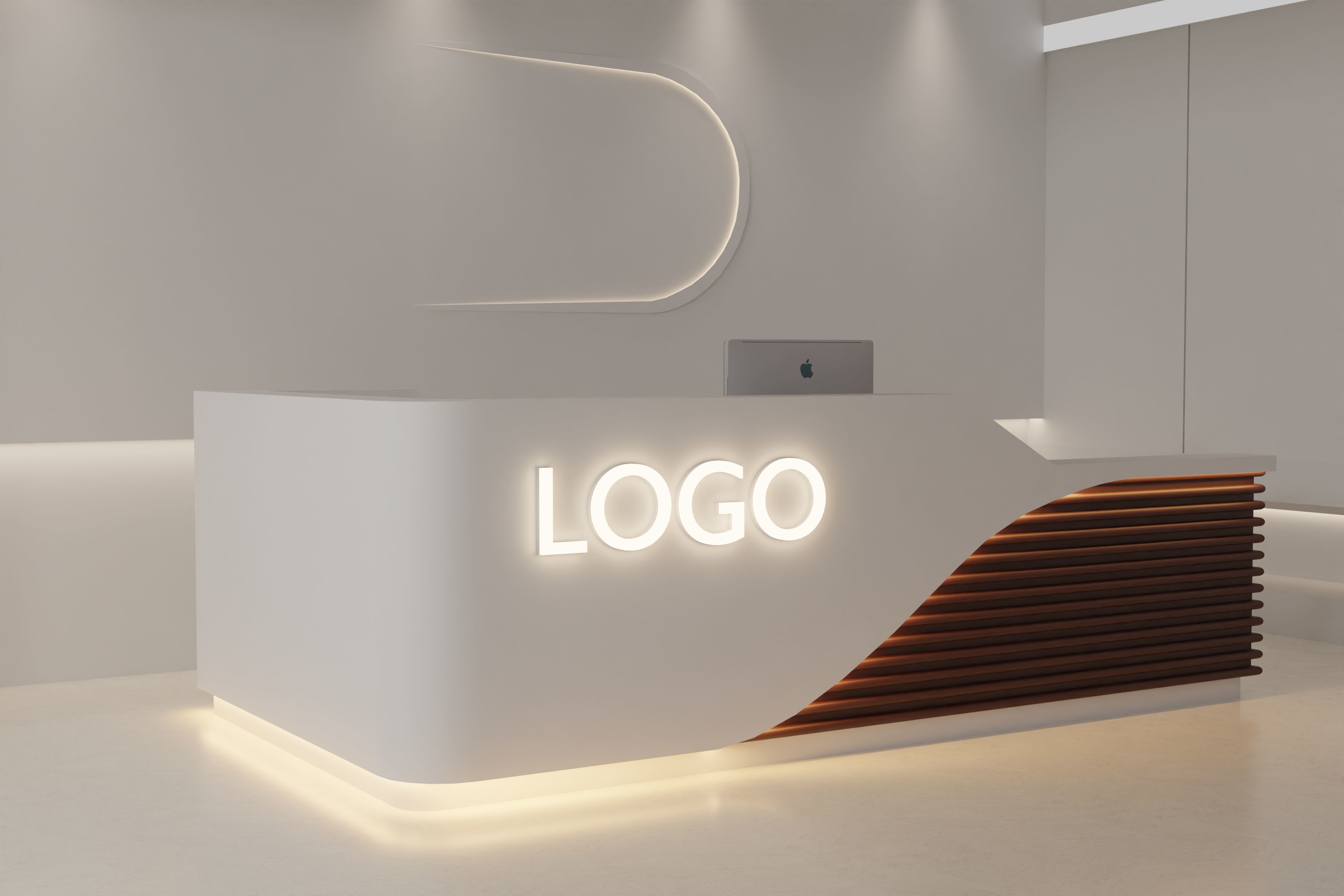 Reception Table 3D model_3