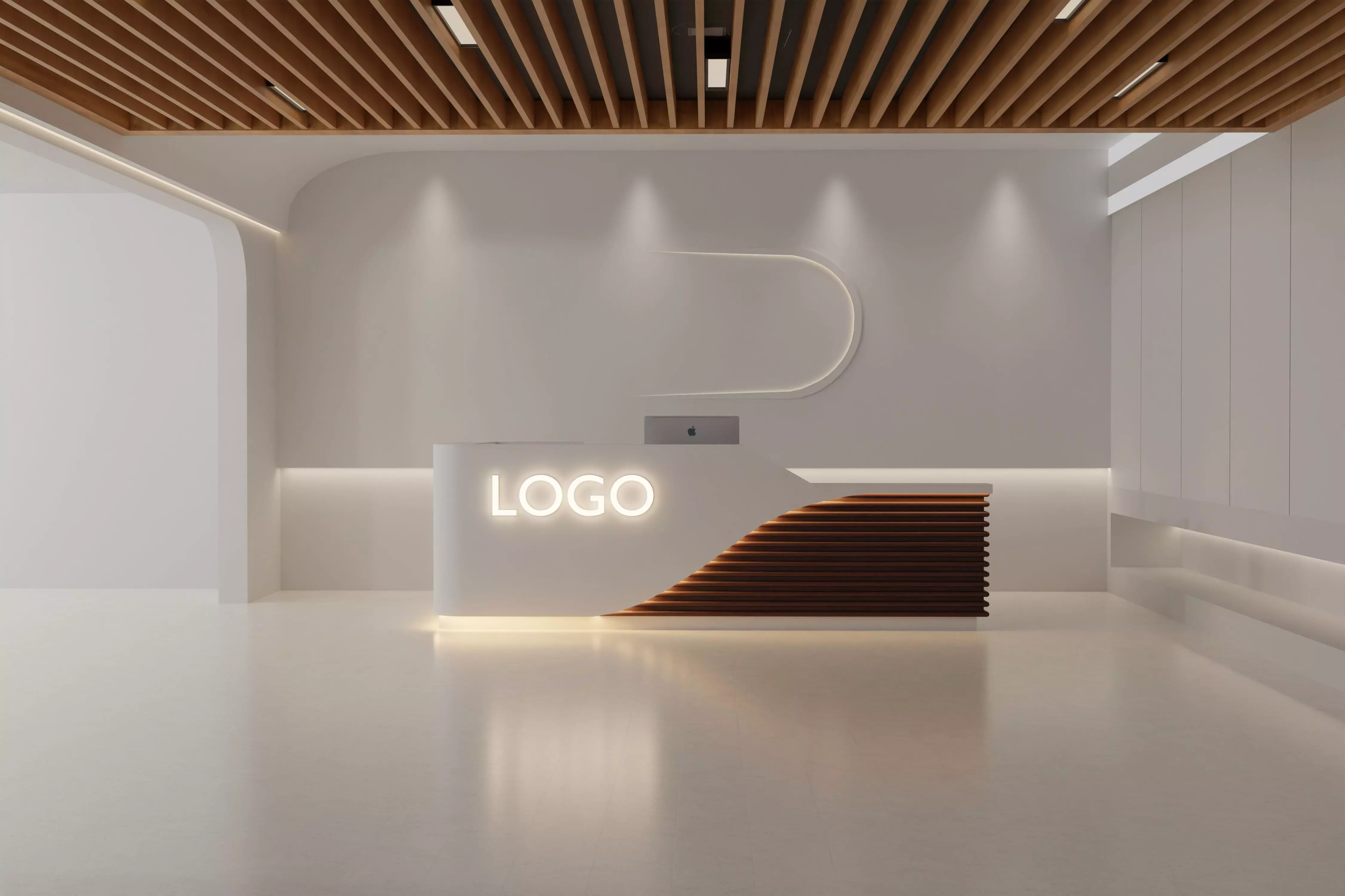 Reception Table 3D model_0