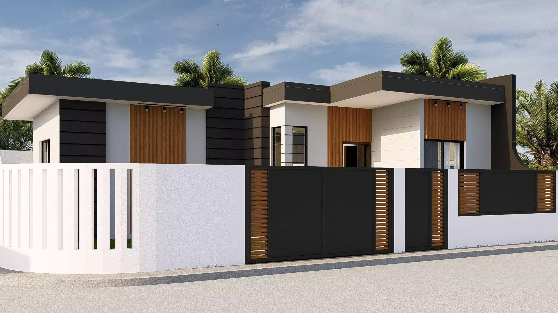 Simple House Design 3D model