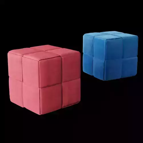 Modern pouf 3D model