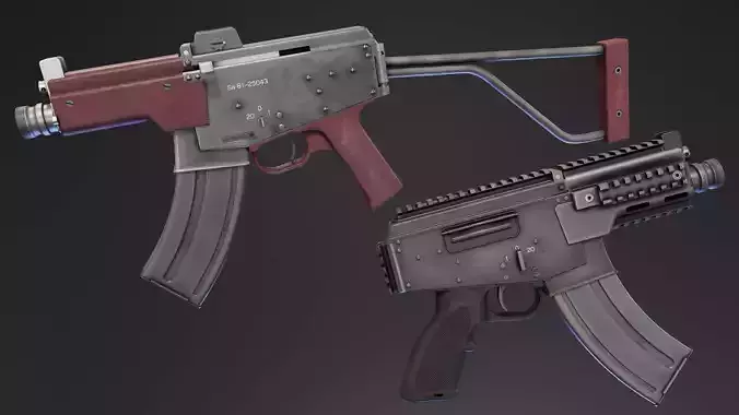 SA 81 Krasa Low-poly 3D model