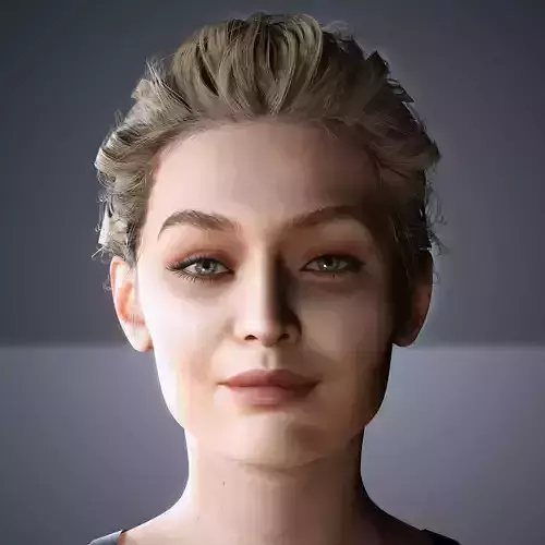 Gigi Hadid Character 3D Model