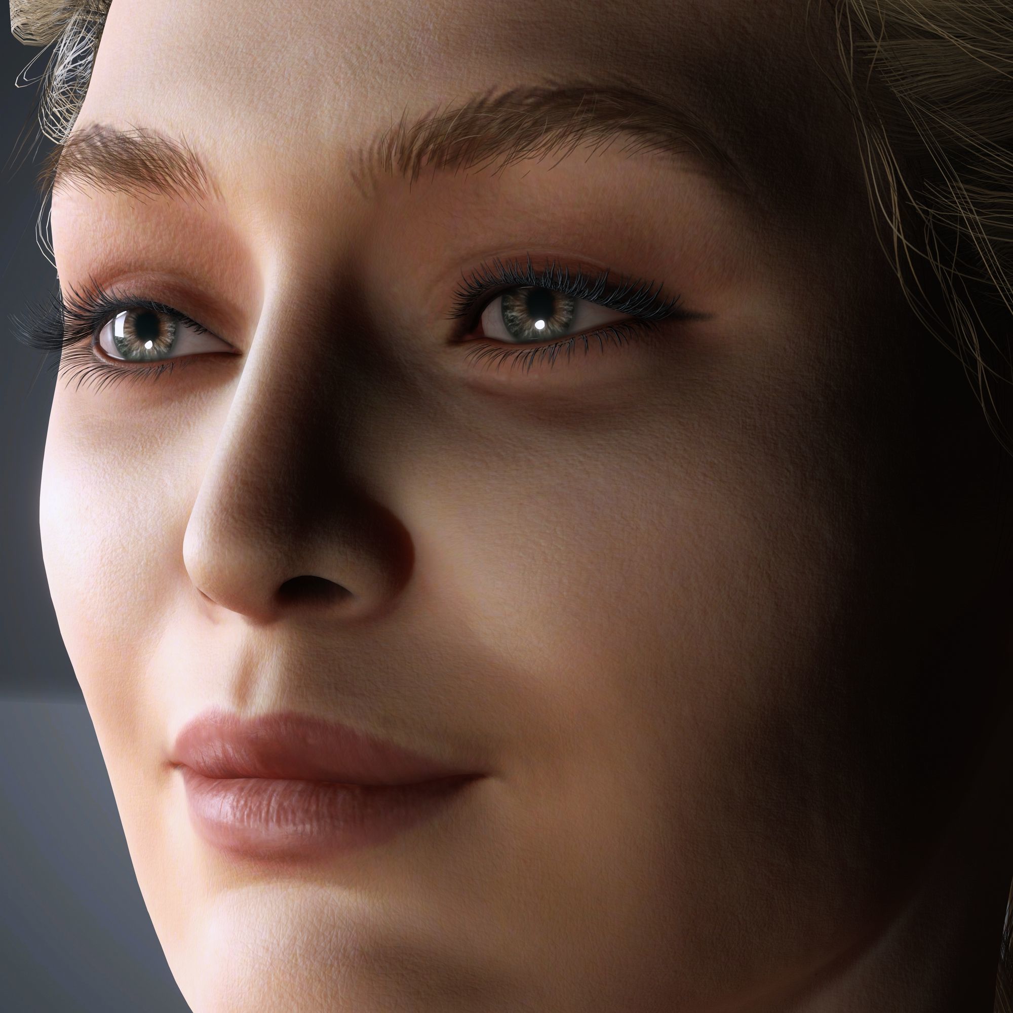 Gigi Hadid Character 3D Model Low-poly 3D model_5