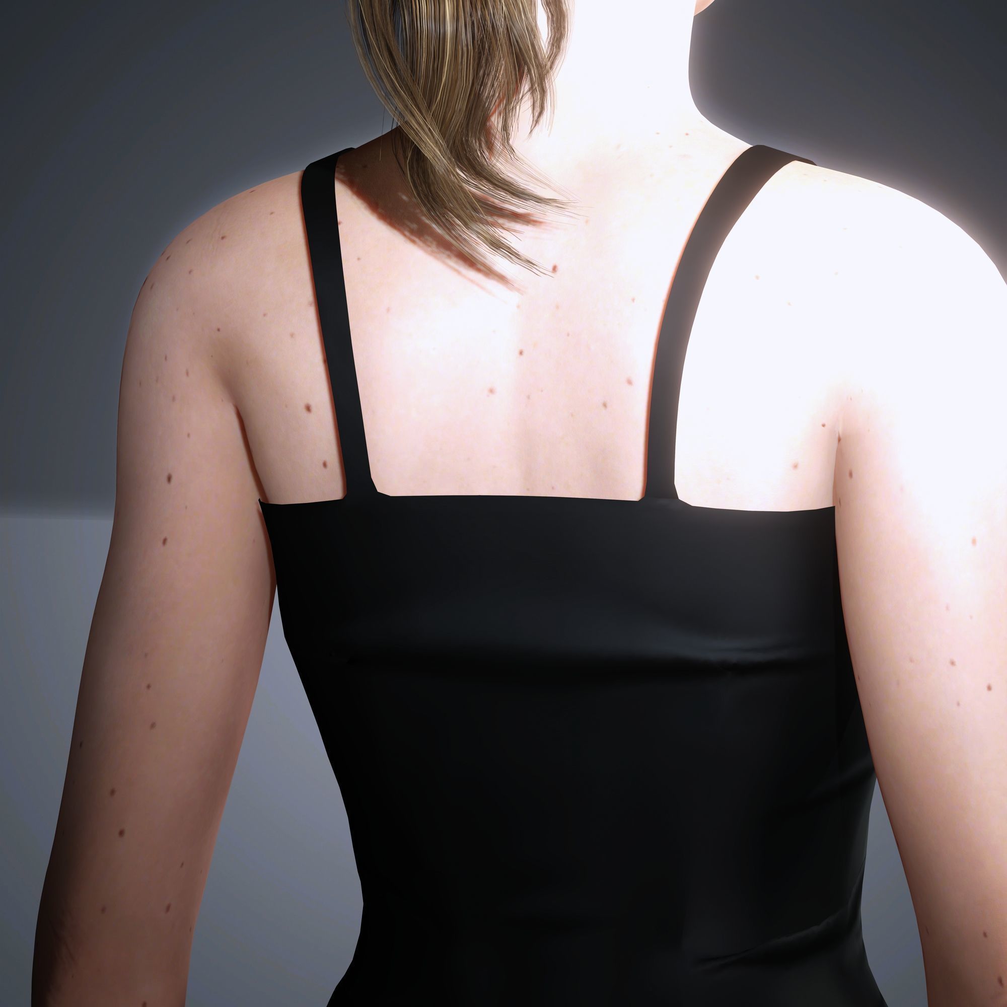 Gigi Hadid Character 3D Model Low-poly 3D model_10