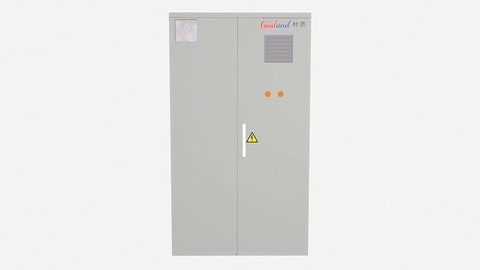Electric Panel Low-poly 3D model