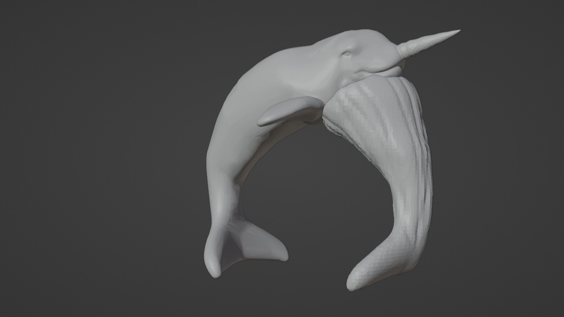 Narwhal 3D Model for Printing  3D print model_90