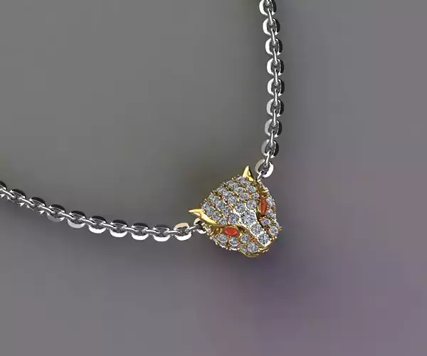 Tiger Head Pendants  3D print model