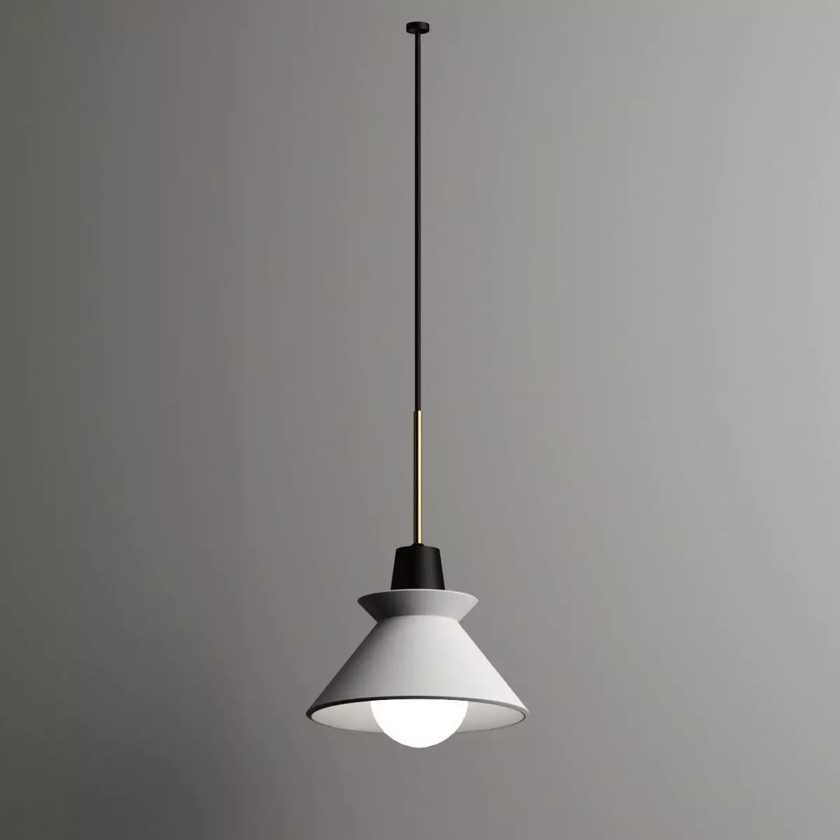 Ceiling light 3D model_0