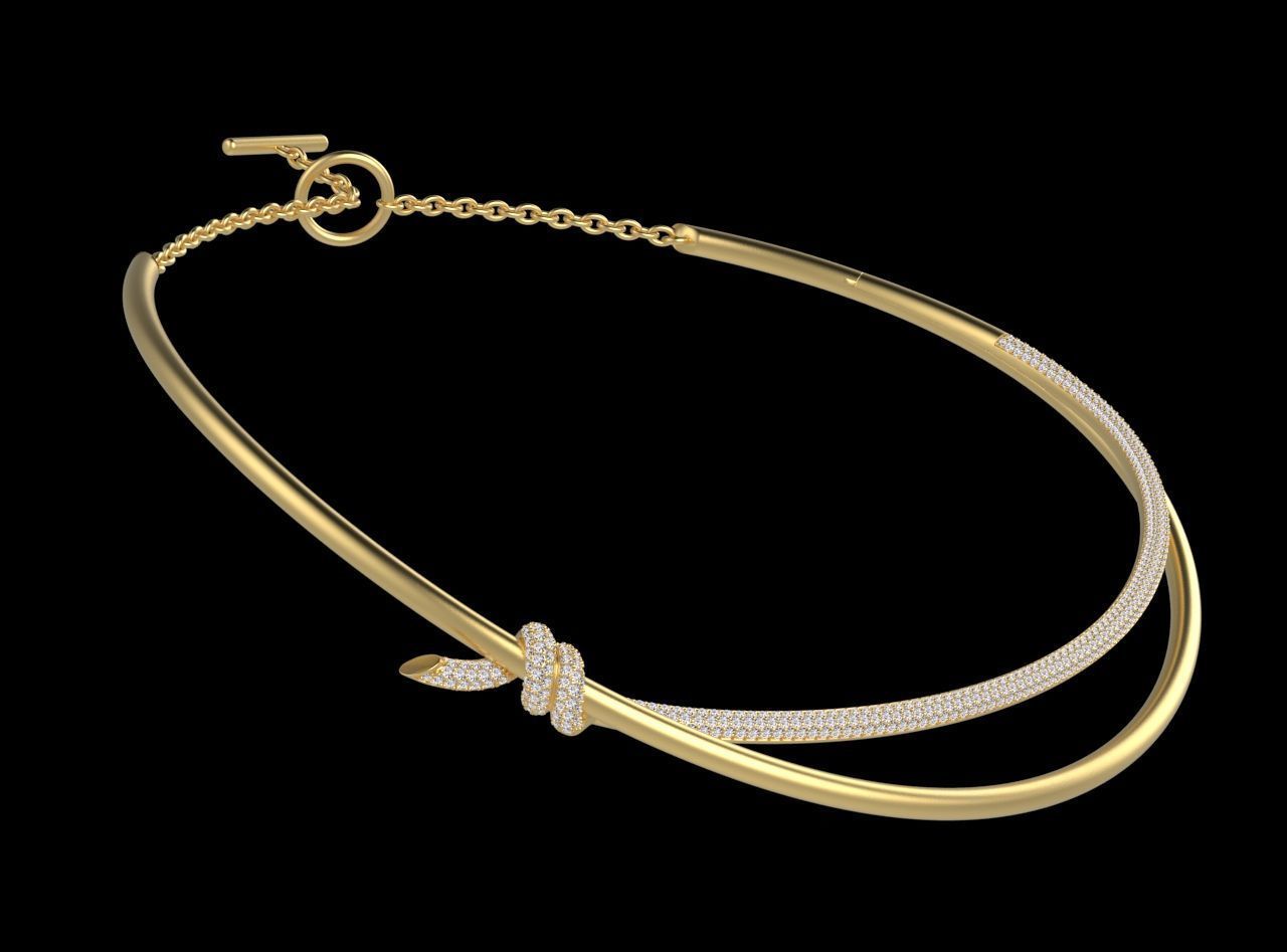 tiffany necklace 3D print model_13