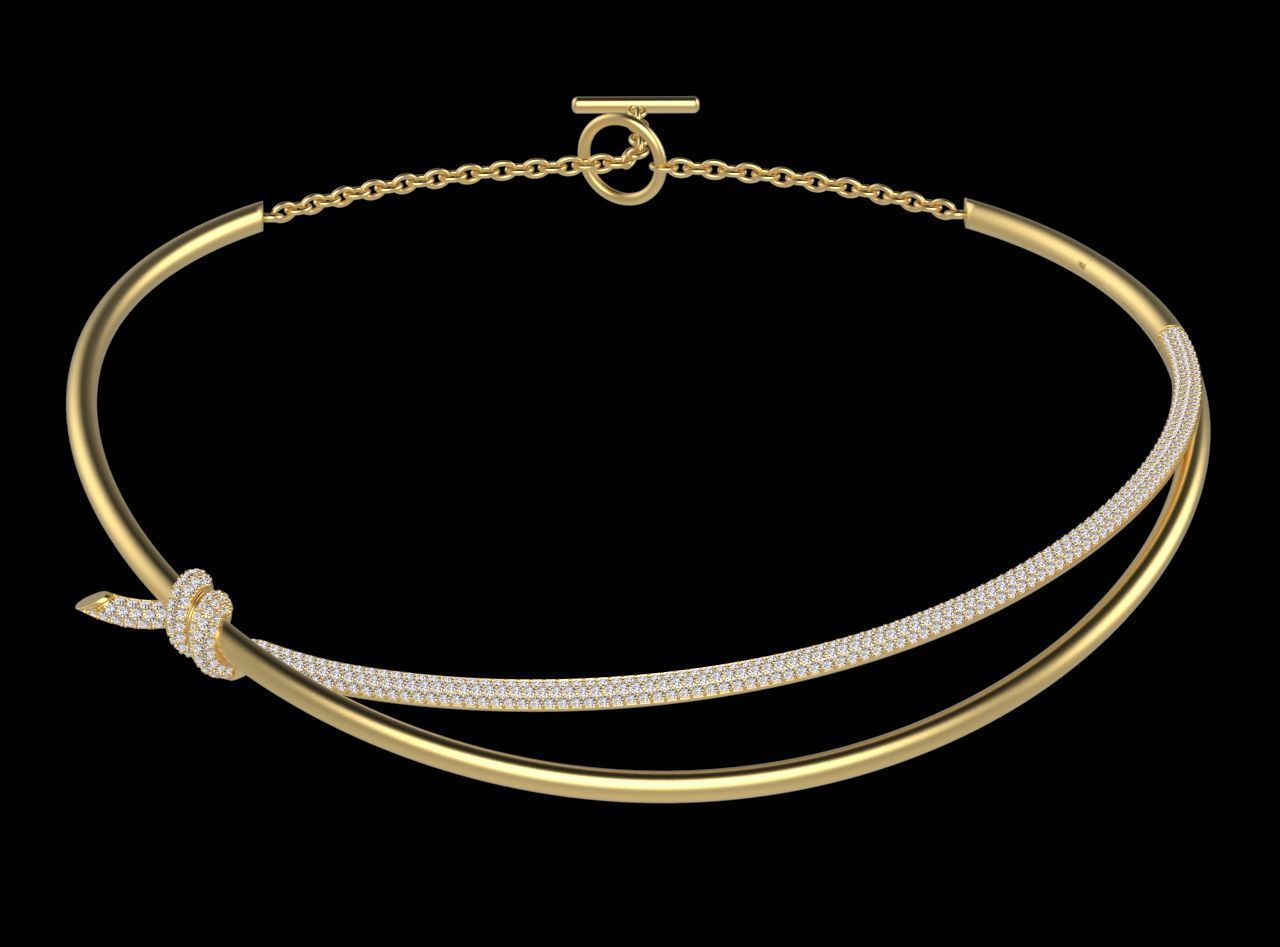 tiffany necklace 3D print model_11