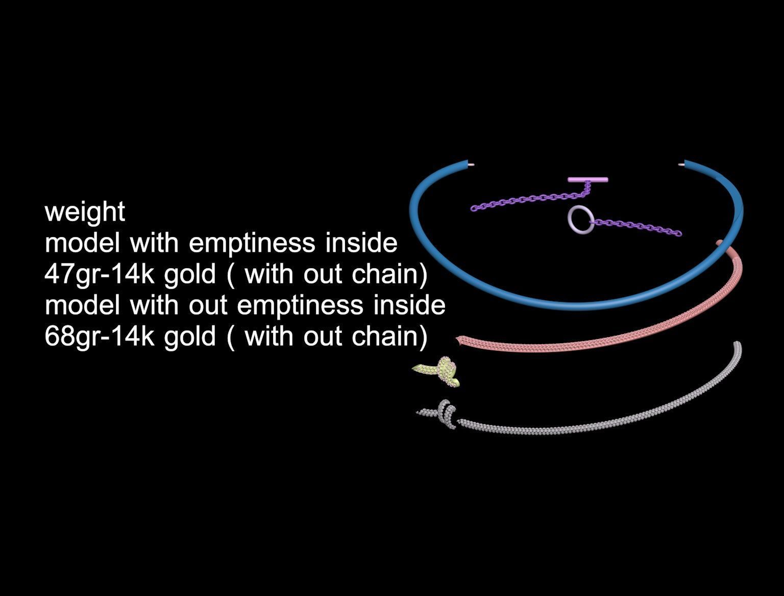 tiffany necklace 3D print model_7