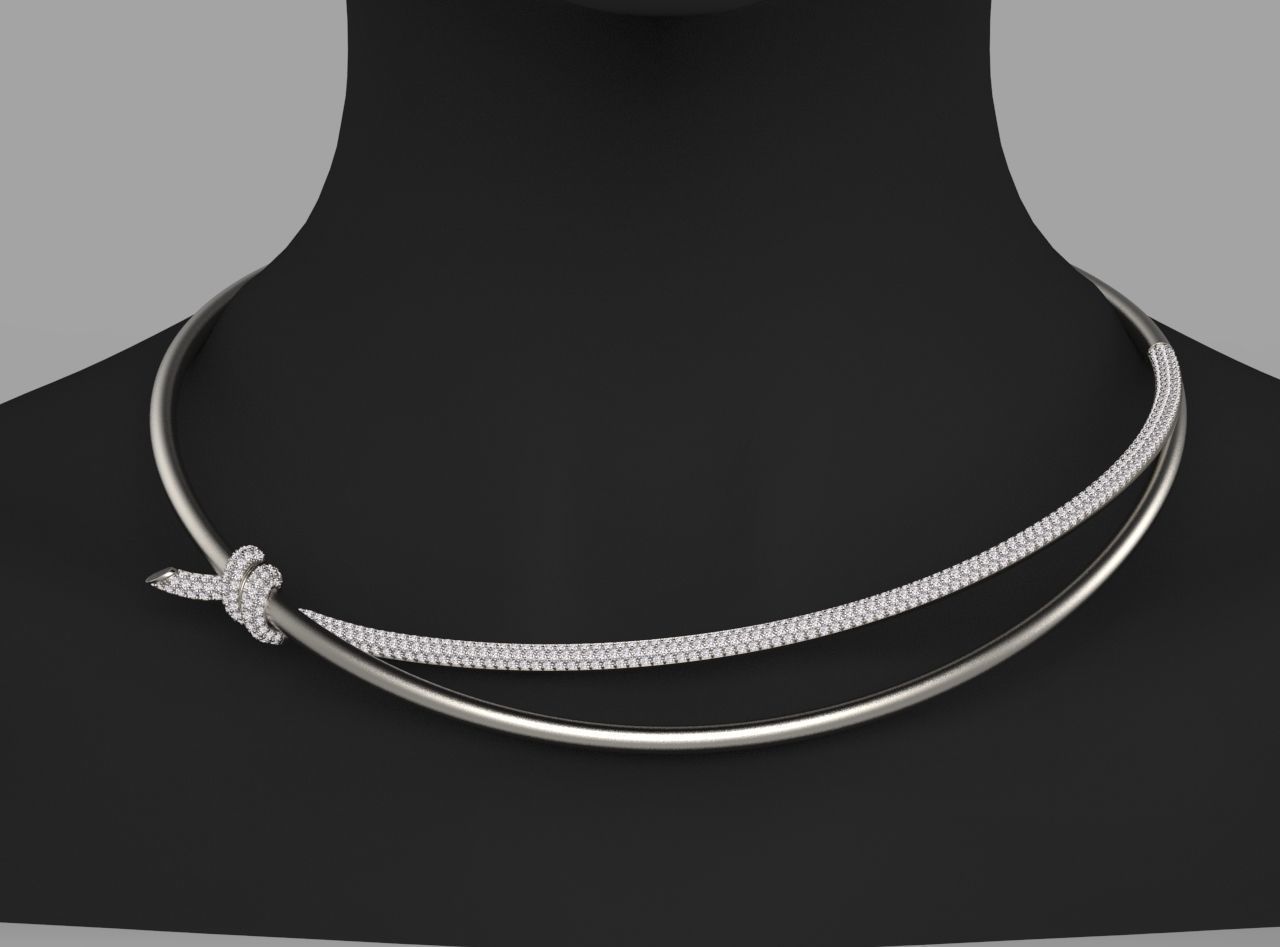 tiffany necklace 3D print model_1