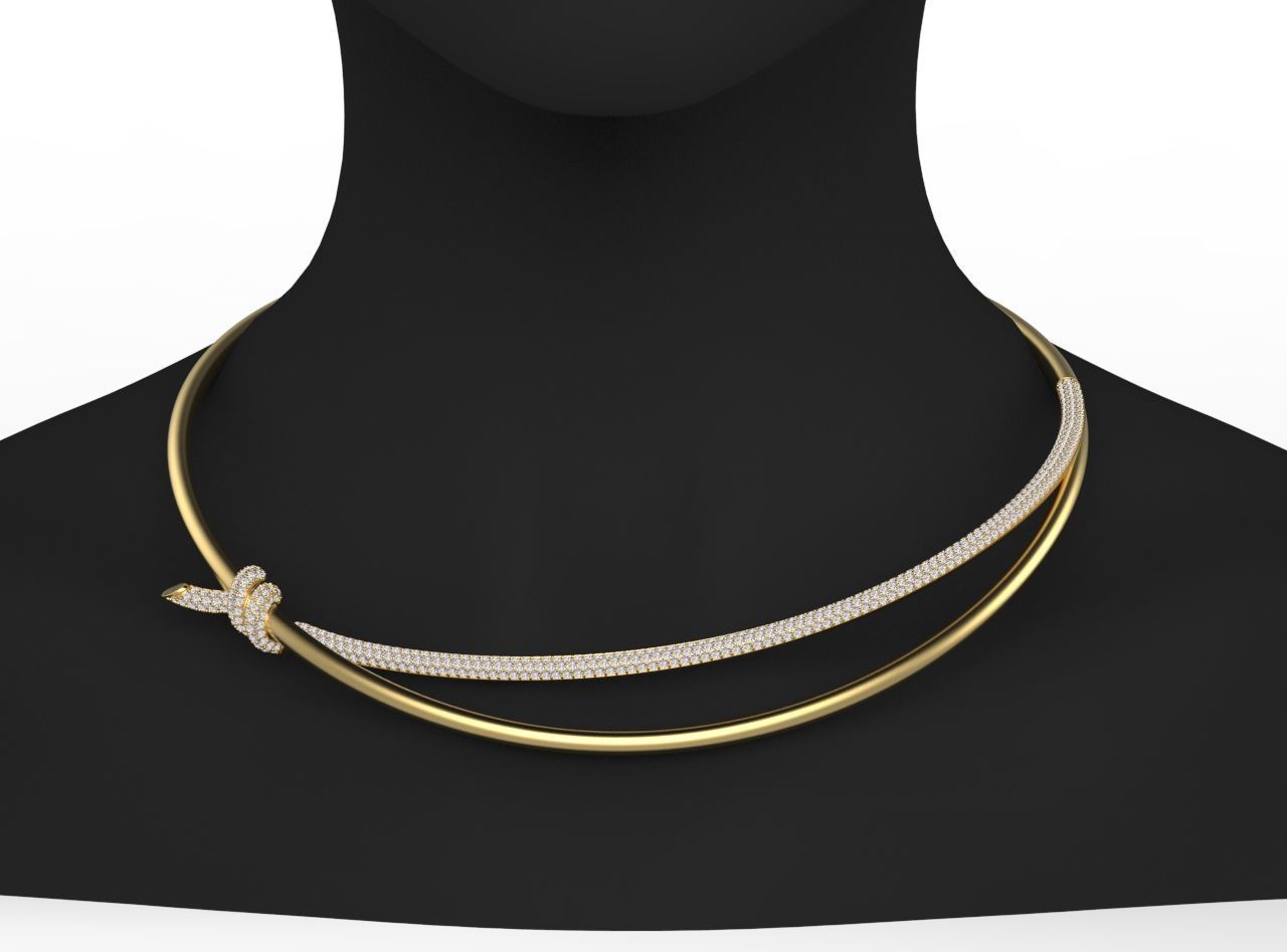 tiffany necklace 3D print model_2