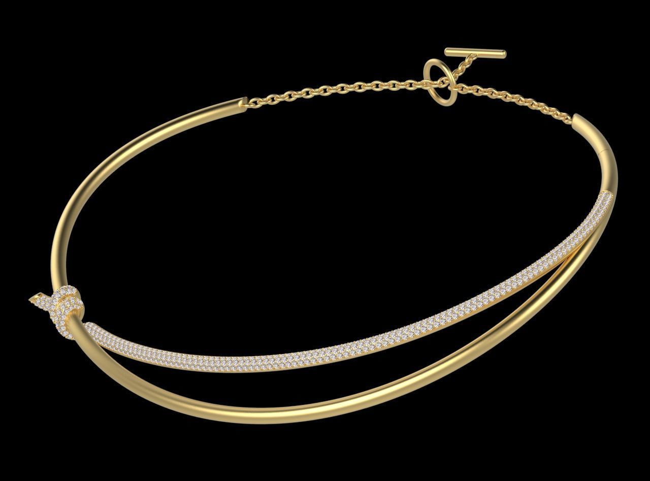 tiffany necklace 3D print model_12