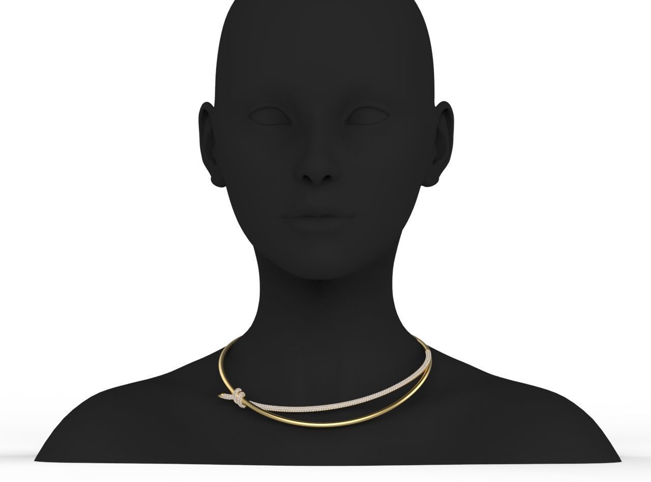 tiffany necklace 3D print model_14